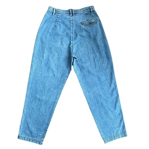 Vintage 90s Liz Claiborne Pleated High Rise Tapered Balloon Mom Jeans - Picture 2 of 11